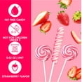 thumbnail image 3 of Fusion Select Twirl & Swirl Pink Lollipops, 24-Count Box, 3 of 7
