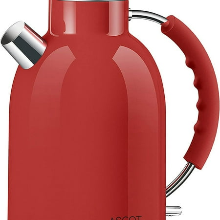 

Electric Kettle Stainless Steel Electric Tea Kettle 1.7Qt 1500W Bpa-Free Cordless Automatic Shutoff Fast Boiling Water Heater - Red