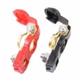 thumbnail image 3 of ZHIMAO 2pcs Connector Positive & Negative Clamps Electrode Quick Release Lift Off Car Battery Terminals For Auto Car Accessories Tools, 3 of 9