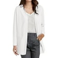 thumbnail image 4 of VISALY Long Cardigans Long Sleeve Cardigan Women's Fashion Clothes for Every Occasion Cotton Linen Cardigan Summer Chic Open Front Cardigan Thin Cardigans Lightweight White Xl, 4 of 9