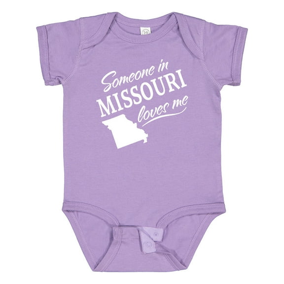 Inktastic Someone in Missouri Loves Me Boys or Girls Baby Bodysuit