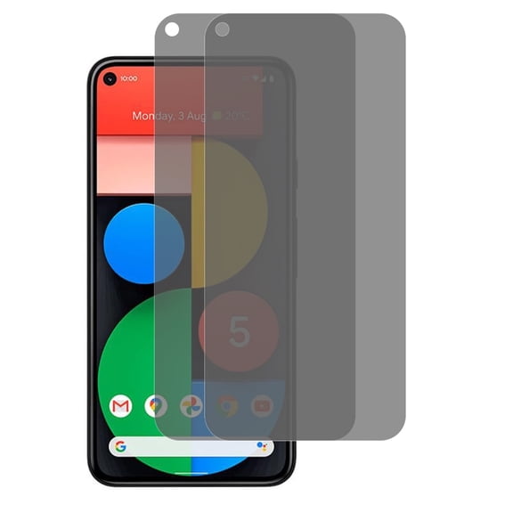 LEEKUANGSU 2Pack Tempered Glass Screen Protector Privacy Protective Anti Spy for Google Pixel 5