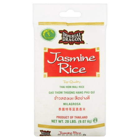 Imperial Dragon Jasmine Rice, 20 Lb - $0.9/lb (Best Jasmine Rice Brand)