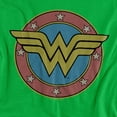 thumbnail image 2 of DC Ww Vintage Emblem Women's T Shirt, Kelly Green, 2X-Large, 2 of 6