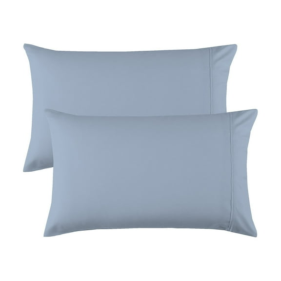 Tkrady Pillow Cases Standard Size Set of 2 - Linen Polyester Microfiber Pillowcases, Super Soft and Cozy Pillow Case Covers with Envelop Closure, 20x26 Inches