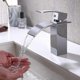 thumbnail image 2 of Bathroom Faucet, Modern Waterfall Design Sink Mixer Tap, Durable Metal Body Design With Premium Metal Chrome Plating. Adjustable Hot and Cold Water, 2 of 5
