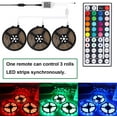 thumbnail image 6 of LED Strip Lights,49.2ft Smart Led Lights 3528 RGB Led Light Strip Color Changing Led Strips with IR Remote Led Lights for TV Bedroom,Kitchen,Party,Bar and Home Decor, 6 of 8