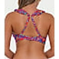thumbnail image 6 of Printed Willa Ruffle Wire-Free Bikini Top Swimsuit, 6 of 6