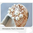 thumbnail image 6 of URMAGIC Kids Girls Pearls Rhinestone Wreath Dress Shoes Plaid Mary Jane Flat Shoes(5 Toddler-11 Little Kids), 6 of 9