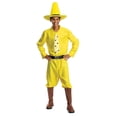 thumbnail image 3 of Disguise Adult Curious George Man in the Yellow Hat Costume - Size Small/Medium, 3 of 3