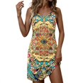 thumbnail image 3 of TaTaai Women's Everyday Casual Dress with Classic Round Neck, Short Sleeves, and Flattering A-Line Shape Gift, 3 of 7