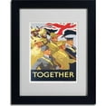 thumbnail image 2 of Trademark Fine Art "Together Propaganda Poster" Canvas Art, Black Frame, 2 of 3