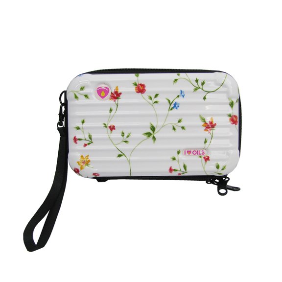 ESTUCHE DE ESENCIAS O COSMETIQUERA BOSCAINI 6006 FLORES ORO ANGELUS BOSCAINI 6006