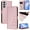Pink, variant on For Samsung Galaxy A25 5G Litter Panda Embossing Leather Phone Case with RFID Blocking Card Slot Wallet Magnetic Clasp Lanyard Flip Stand Case,Brown,For Galaxy A25 5G