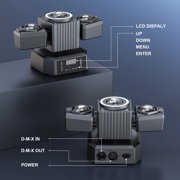 105W RGBW LED Moving Head Laser Light, DMX512 Disco Stage Lighting with Beam, Magic Ball, Laser Effects, 540° Rotation, Sound-Active & Remote Control for DJ, Parties, KTV