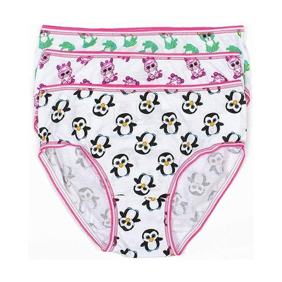 TY Big Girls' Beanie Boo's 3 Pack Brief Underwear