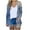 Dark Blue, variant on fartey Bohemian Cardigan Coat for Women Plus Size Floral Print Slim Kimono Shirts Casual Long Sleeve Vacation Cardigan Tshirts, S-5XL