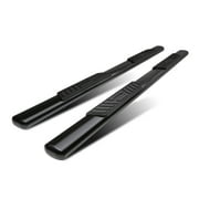 Black 5" Oval Side Step Nerf Bar Running Board for 04-08 Ford F150 Ext/Super Cab 05 06 07