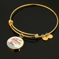 thumbnail image 4 of Love Message Billions Of People Circle Bangle Bracelet Stainless Steel or 18k Gold, 4 of 7