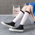 thumbnail image 5 of Xecao Kawaii Cat Paw print thigh-high socks, crafted for both men and women with a stretchy, high-opaque design perfect for daily wear, 5 of 6