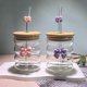 thumbnail image 3 of Vaso De Cristal Con Lazo Bonito Vaso De Cristal Con Lazo Vaso De Agua Acanalado Retro Vaso De Café Helado Para Mujer Decoración Vaso De Cóctel Cumpleaños Para Mujer, 3 of 5