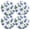 Blue, variant on Ryvnso Blueberry Fruits Round Plate Mats Dining Table Placemat Set of 4 for Holiday Decoration