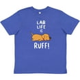 thumbnail image 3 of Inktastic Lab Life is Ruff Yellow Labrador Youth T-Shirt, 3 of 5
