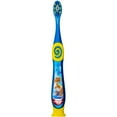 thumbnail image 2 of Colgate Dinosaur Toothbrush for Children with Suction Cup, Kids 2-5 Years Old, Extra Soft - Pack of 3, 2 of 6