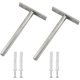 thumbnail image 1 of Soportes para estantes flotantes 2 piezas Soportes para estantes Soporte para estantes invisible Soporte para estantes flotantes invisibles con 4 y 4 tornillos Tubo de expansión para, 1 of 5