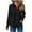 Black Blouses & Tops, variant on BSDJILFG 100% Cotton Blouses for Women Dressy Casual Button Down Long Sleeve Lapel Blouse with Pockets