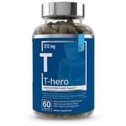 Essential elements T-Hero Male Health Supplement | Muscle Builder & T-Booster - 60 Capsules