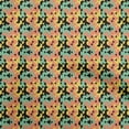thumbnail image 1 of oneOone Cotton Poplin Orange Fabric Geometric Quilting Supplies Print Sewing Fabric By The Yard 42 Inch Wide, 1 of 5