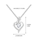 thumbnail image 3 of Collar con Colgante Bicolor con Incrustaciones de Corazón "Amor de Madre", Cadena Ajustable, Joyería de Moda, Regalo para Mamá, Elegante Regalo para El Día de La Madre., 3 of 4