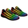 thumbnail image 6 of LGBT Pride Shoes Sneakers Black Size 13, 6 of 7