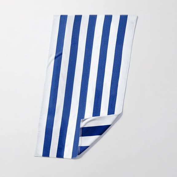 Serviette de plage Mainstays Cabana Stripe, bleu, 1 pièce, 30" x 60"