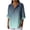 Army Green, variant on Gradient Color Shirts for Women 3/4 Length Sleeve V Neck Tunic Tops Summer Button Down Loose Fit Lightweight Blouse Casual Going Out Work Travel Tops Wine L