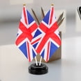 thumbnail image 3 of 4 Pcs Mini Support de Drapeau Petits Drapeaux Support de Bureau Extérieur Support de Drapeau 8 Trous, 3 of 5