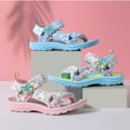thumbnail image 4 of Earlde Girl's Sport Sandals Closed Toe Water Hiking Beach Outdoor Shoes, 4 of 7