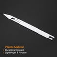 thumbnail image 3 of Uxcell 3# Plastic Netting Needle Shuttles Fishing Repair Mend Tool, White 3 Pack, 3 of 5