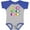 Baseball Heather and Royal, variant on Inktastic Tropical Fish Lover Girls Baby Bodysuit