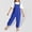 Blue, variant on Kids' Solid Color Cotton Overalls, Unisex Adjustable Strap Jumpsuit, Casual Loose-Fit Long Pants for Boys & Girls, 8 Candy Colors, Ages 3-14