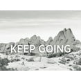 thumbnail image 2 of Braun Studio 14x12 White Modern Wood Framed Museum Art Print Titled - Keep Going, 2 of 4