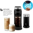 thumbnail image 2 of K-Café Barista Bar Single Serve Coffee Maker and Frother, with 3 Brew Sizes, Hot Cold Capabilities, 2oz Shot Button, Black, 2 of 5