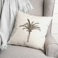 thumbnail image 3 of Creative Products Single Palm 18 x 18 Spun Poly Pillow, 3 of 3