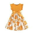 thumbnail image 2 of QingYiHua 4-8 Years Girl's Floral Summer Dress Ruffle Sleeveless Dress Knot Front Crewneck Rib Knit Dresses 2025 Trendy Spring Dresses for Girls 2025&nbsp;Clearance, 2 of 6