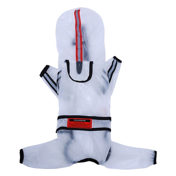 1pc perro impermeable capucha capucha mascota impermeable ropa impermeable suministros mascotas regalo