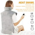 thumbnail image 3 of Electric Heating Pad for Back Neck and Shoulders Pain Relief 60x100cm Lot A0 R3B7, 3 of 8