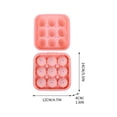 thumbnail image 3 of Bandeja de silicona para cubitos de hielo con forma de balón de fútbol | Molde para cubitos de hielo con forma de balón de fútbol | Molde para cubitos de hielo esféricos grandes con tapa, 3 of 7