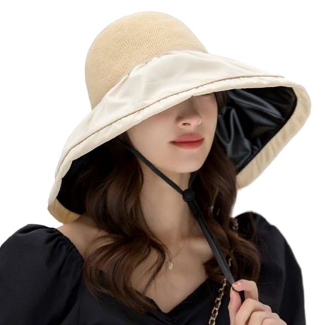 Sombrero de pescador para mujer, protección solar UV, transpirable, ala ancha, lazo desmontable, sombrero de pescador, sombrero para el sol para mujer, protección UV