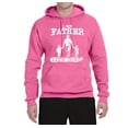 thumbnail image 2 of Wild Bobby,Like Father Like Sons Boy Dad Daddys Boy Gift, Father's Day, Unisex Graphic Hoodie Sweatshirt, Neon Pink, 3XL, 2 of 3